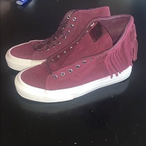 NEW Vans Sk8 Hi Moc Suede Port Royale Womens